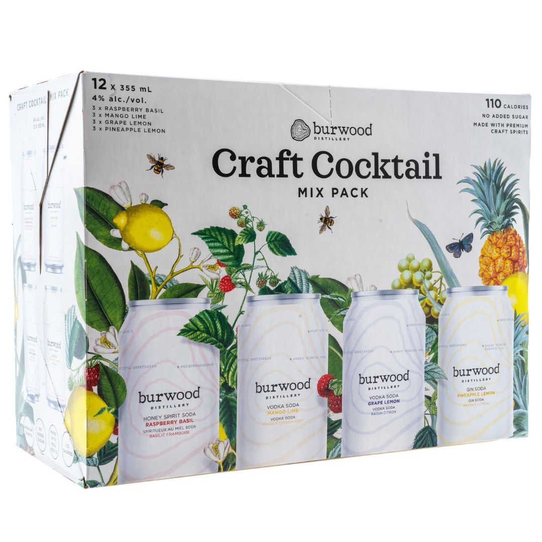 BURWOOD CRAFT COCKTAIL MIX PACK 12 CANS HORSEMAN