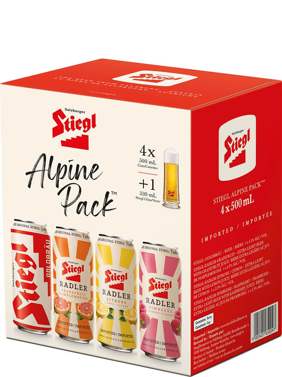 STIEGL ALPINE MIXED PACK 4 CAN