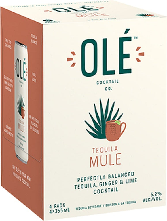 OLE TEQUILA MULE 4 CANS