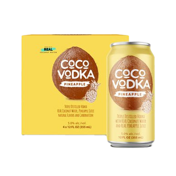 COCO VODKA - PINEAPPLE 4 CANS