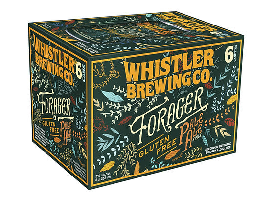 WHISTLER FORAGER GLUTEN FREE PALE ALE 6 CANS