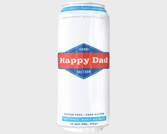 HAPPY DAD HARD SELTZER FRUIT PUNCH 473 ML
