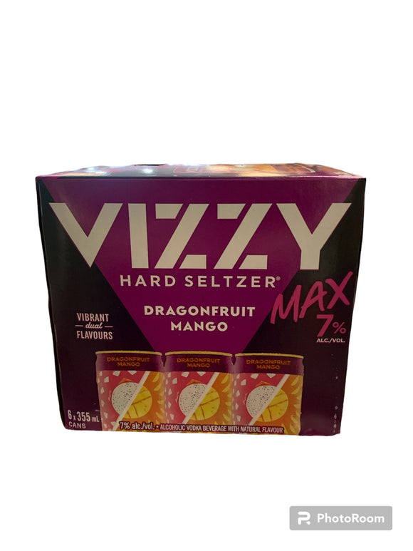 VIZZY MAX DRAGON FRUIT 6 CANS