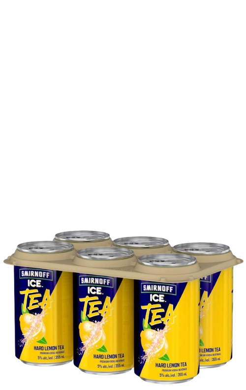 SMIRNOFF ICE LEMON TEA 6 CANS