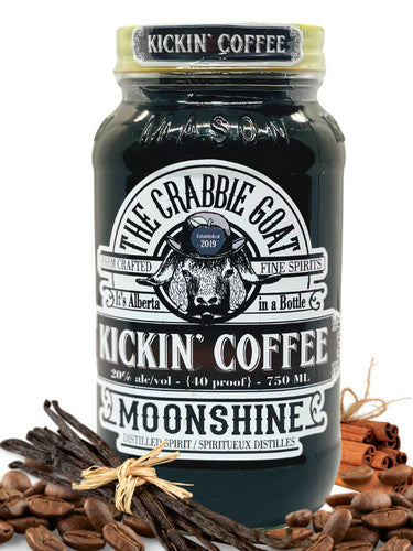CRABBIE GOAT KICKIN COFFEE MOONSHINE 750 ML