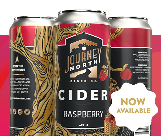 JOURNEY NORTH CIDER Raspberry 4 CANS – HORSEMAN
