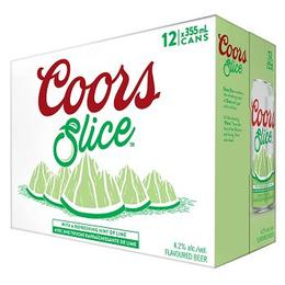 Coors Slice Lime 12 can