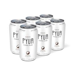 PYUR VODKA SODA COCONUT 6 CANS