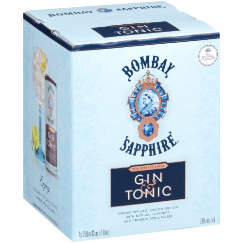 BOMBAY SAPPHIRE GIN TONIC 4 CAN