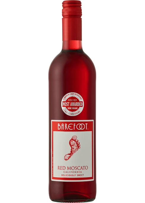 BAREFOOT RED MOSCATO 750 ML