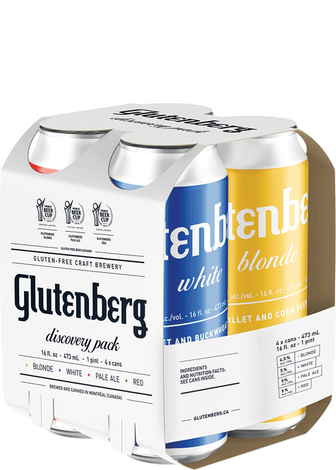 GLUTENBERG - MIX PACK 4 CANS