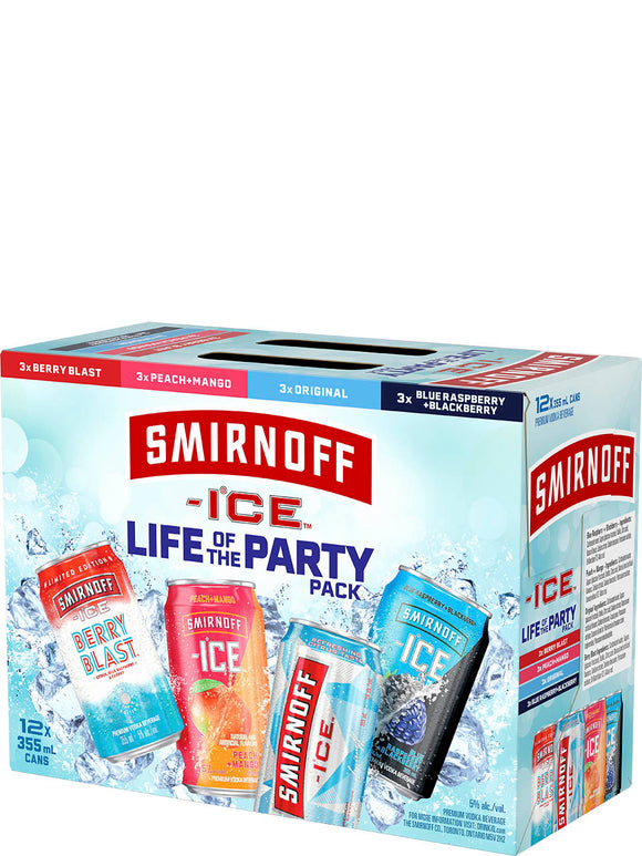 SMIRNOFF ICE PARTY PACK 12 CANS HORSEMAN