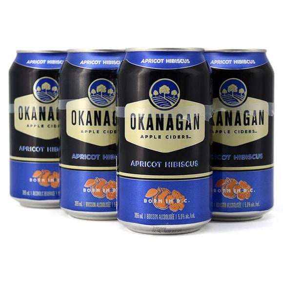 OKANAGAN CIDER APRICOT HIBISCUS 6 CANS