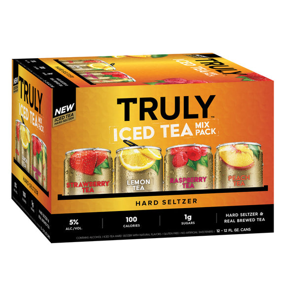 TRULY ICED TEA VARIETY 12 CANS