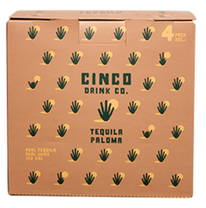 CINCO DRINK CO. - TEQUILA PALOMA 4 CANS