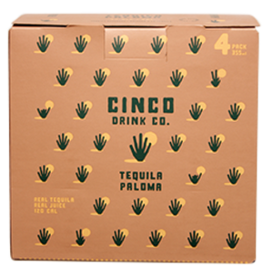 CINCO DRINK CO. - TEQUILA PALOMA 4 CANS