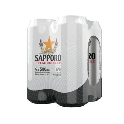 SAPPORO 4 PACKS