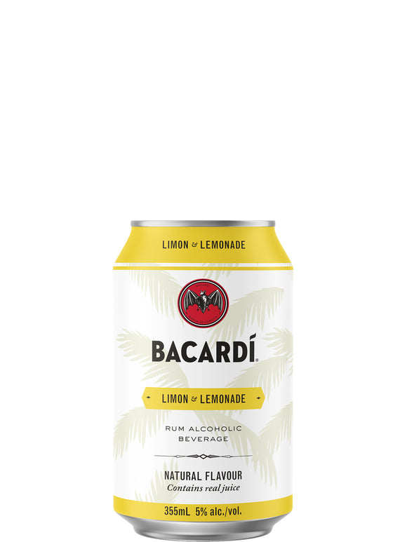 BACARDI LIMON  LEMONADE 6 CAN