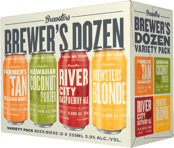 BREWSTERS BREWER'S 12 CANS
