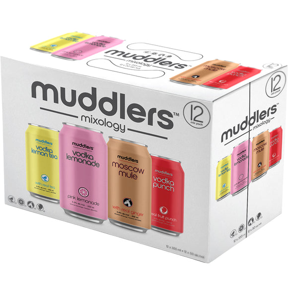 MUDDLERS MIXOLOGY MIXER 12 CANS