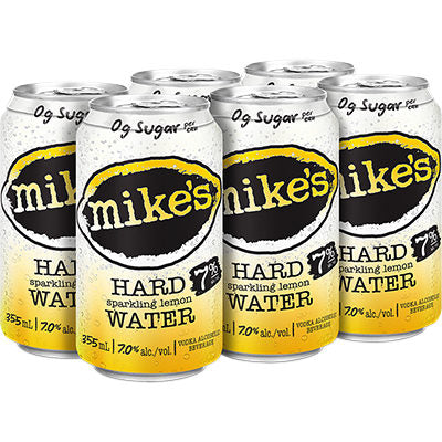 MIKE'S HARD SPARKLING LEMON WATER 6 CANS