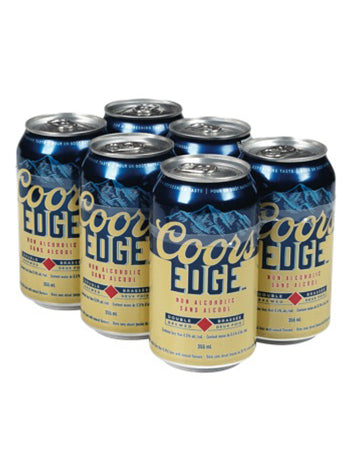 COORS EDGE NON ALCOHOLIC 6 CANS