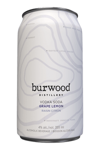 BURWOOD GRAPE LEMON 6 CANS