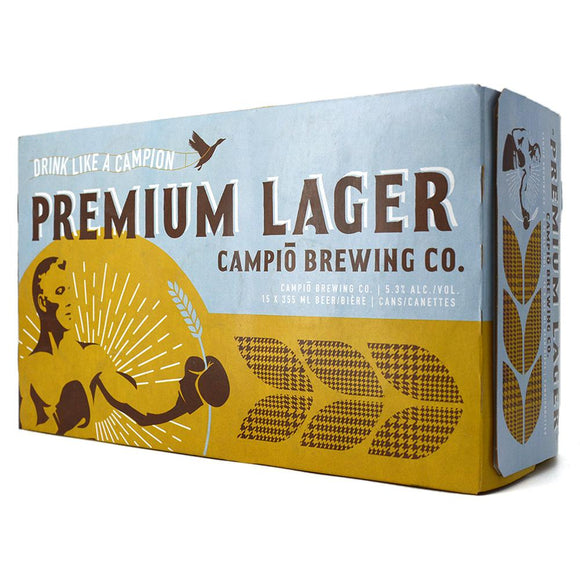 CAMPIO BREWING PREMIUM LAGER 15 CAN