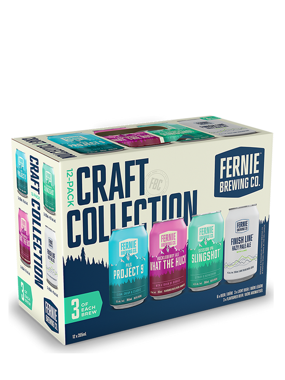 FERNIE BREWING CRAFT COLLECTION 12 CANS