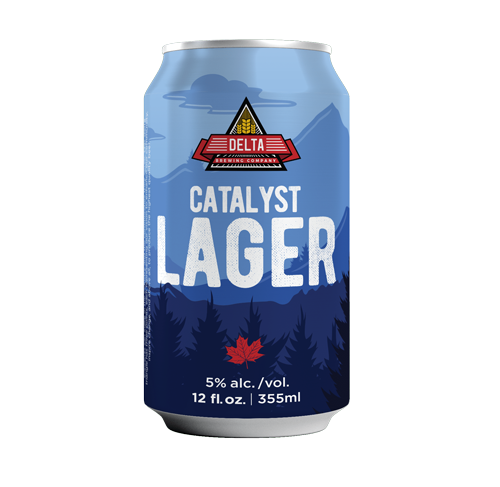 DELTA'S CATALYST LAGER 8 CANS