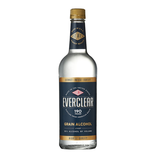 EVERCLEAR 190 PROOF GRAIN ALCOHL 750 ML