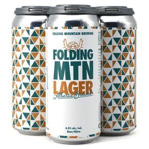 FOLDING MOUNTAIN LAGER 473ML 4 CANS
