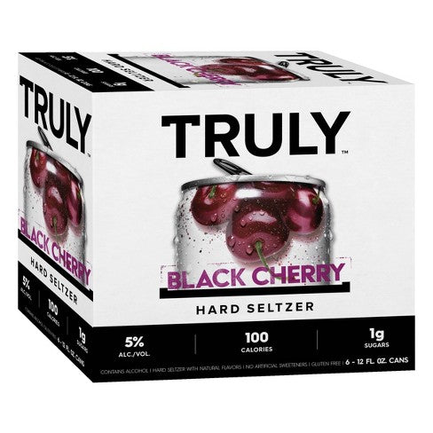 TRULY BLACK CHERRY 6PK CAN