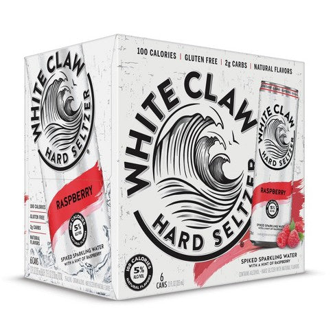 WHITE CLAW RASPBERRY 6 CANS