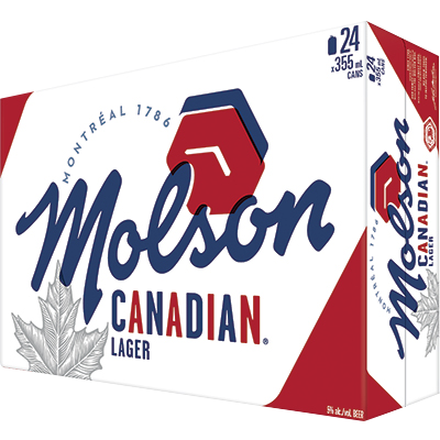 MOLSON Canadian Cube 24 CAN 355ML