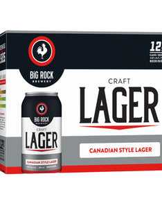 BIG ROCK LAGER 12 CANS
