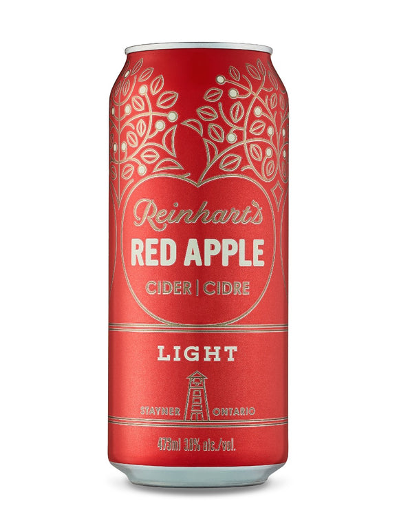 REINHART'S RED APPLE CIDER SINGLE CANS 473 ML