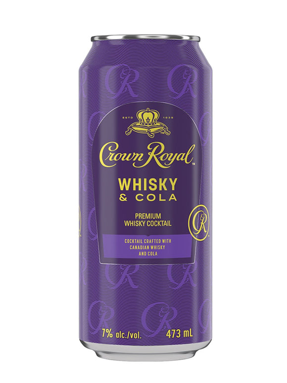 CROWN ROYAL WHISKY COLA 473 ML SINGLE CAN