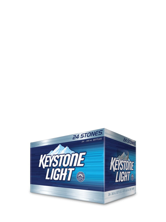 KEYSTONE LIGHT LAGER 24 355ML