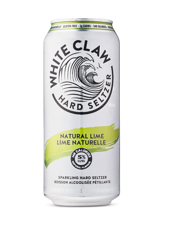 WHITE CLAW NATURAL LIME 473 ML SINGLE CAN
