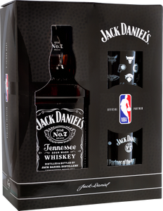 JACK DANIEL'S NBA GLASSES GIFT