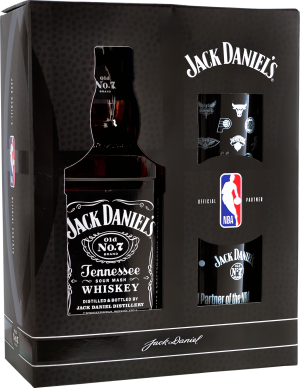 JACK DANIEL'S NBA GLASSES GIFT