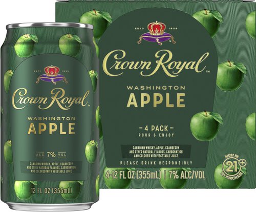 CROWN ROYAL CRANBERRY APPLE 6 CANS