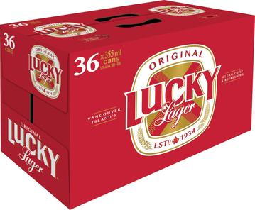 Lucky Lager 36 Can Ctn 355ML