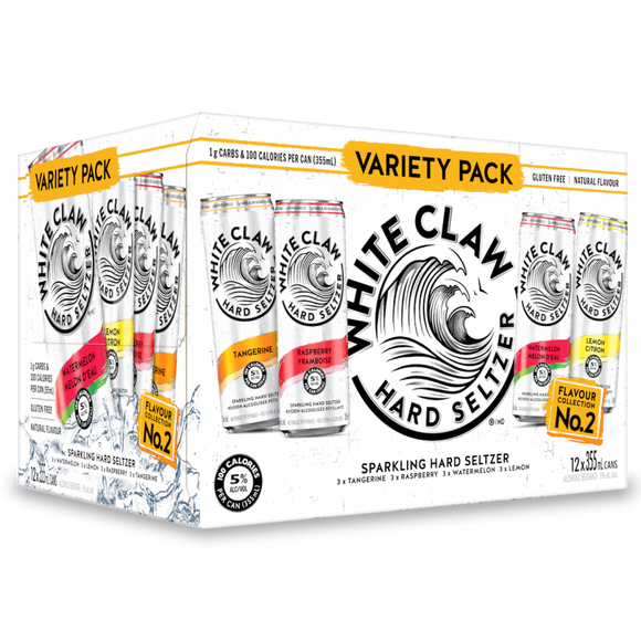 WHITE CLAW VARIETY PACK #2 12 CANS